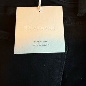 Vervet black bootcut jeans